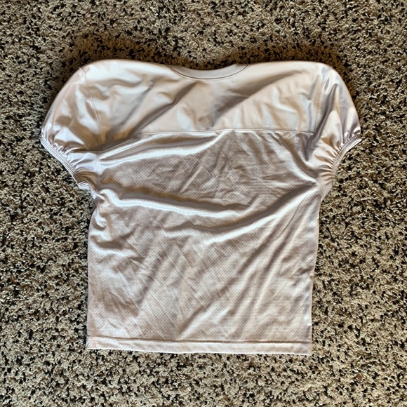 Under Armour J SERRA Highschool Football Jersey White Scrunch Sleeves Size XL - Picture 8 of 11